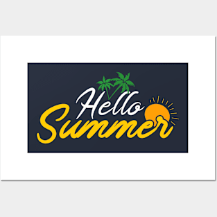 Hello Summer // Cute Summertime Posters and Art